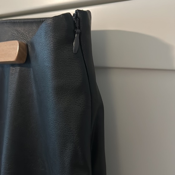 High Rise Faux Leather Leggings by Just Fab, Black Size 2X - Picture 6 of 7